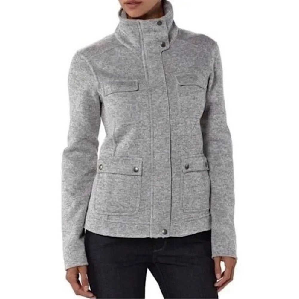 RARE! Patagonia Vintage Better Sweater Utility Jacket Fleece Grey Size XS